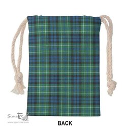 ScotsTee Shop Scottish MacNeill of Colonsay Ancient Clan Tartan Drawstring Bag Tartan Gift Bag