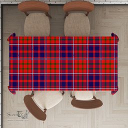 ScotsTee Shop Scottish Cameron of Lochiel Modern Clan Plaid Tatan Tablecloth