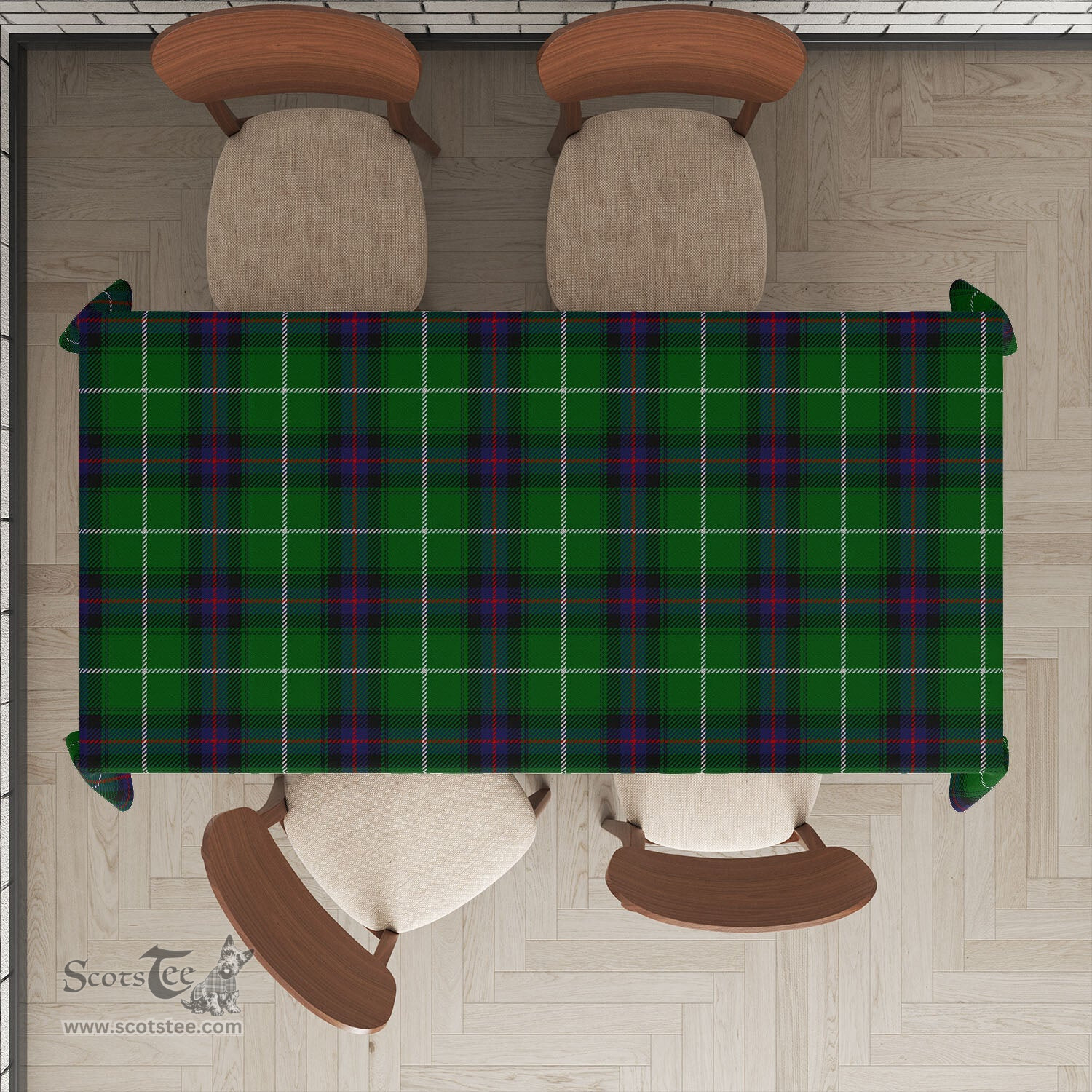 ScotsTee Shop Scottish MacDonald of The Isles Clan Plaid Tatan Tablecloth