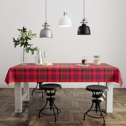 ScotsTee Shop Scottish Murray of Tulloch Modern Clan Plaid Tatan Tablecloth