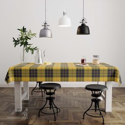ScotsTee Shop Scottish MacLeod of Lewis Ancient Clan Plaid Tatan Tablecloth