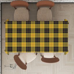 ScotsTee Shop Scottish MacLeod of Lewis Ancient Clan Plaid Tatan Tablecloth