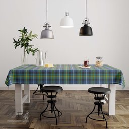 ScotsTee Shop Scottish MacNeil of Barra Ancient Clan Plaid Tatan Tablecloth