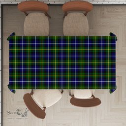 ScotsTee Shop Scottish MacNeil of Barra Modern Clan Plaid Tatan Tablecloth