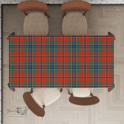 ScotsTee Shop Scottish MacLean of Duart Ancient Clan Plaid Tatan Tablecloth