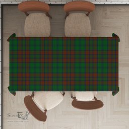 ScotsTee Shop Scottish Matheson Hunting Highland Clan Plaid Tatan Tablecloth