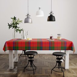 ScotsTee Shop Scottish MacNicol of Scorrybreac Clan Plaid Tatan Tablecloth