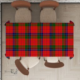 ScotsTee Shop Scottish MacNicol of Scorrybreac Clan Plaid Tatan Tablecloth
