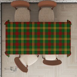 ScotsTee Shop Scottish MacMillan Society of Glasgow Clan Plaid Tatan Tablecloth