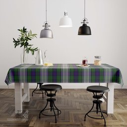 ScotsTee Shop Scottish Murray of Atholl Dress Clan Plaid Tatan Tablecloth