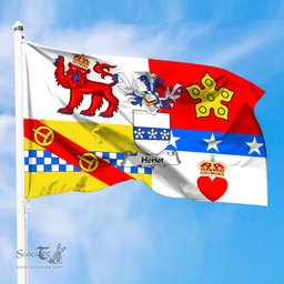 ScotsTee Shop Scottish Heriot Coat of Arms in Flag of Angus Scotland