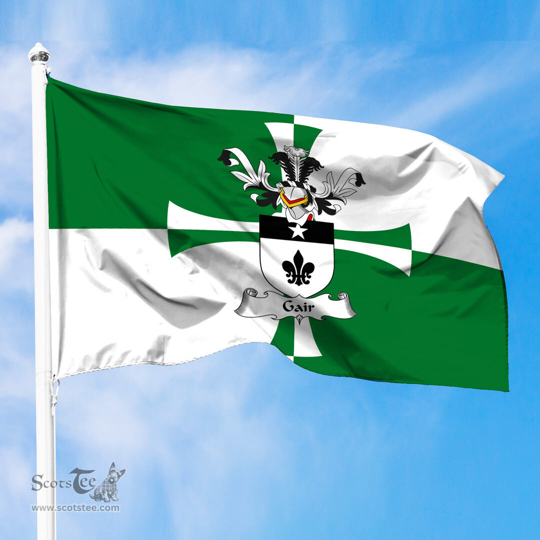 ScotsTee Shop Scottish Gaie Coat of Arms in Flag of Kirkcudbrightshire Scotland Stewartry of Kirkcudbright Flag