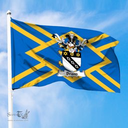 ScotsTee Shop Scottish Brand Coat of Arms in Flag of East Lothian Scotland