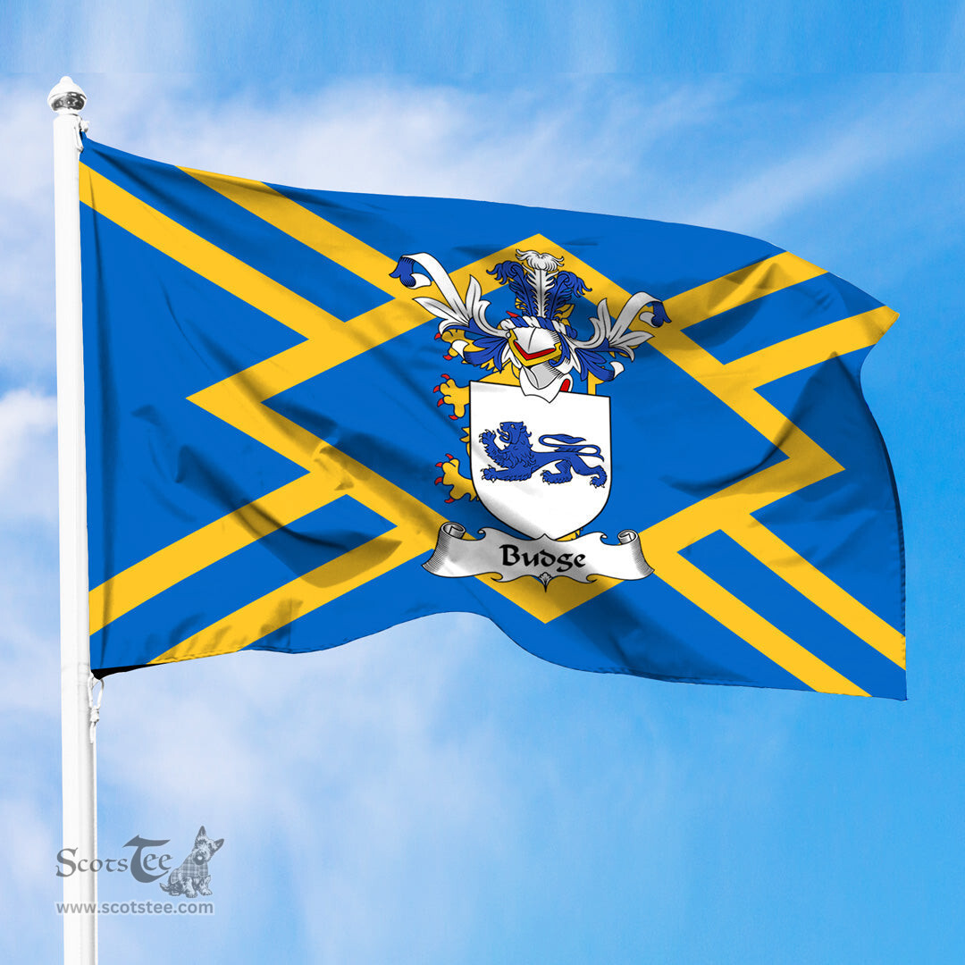 ScotsTee Shop Scottish Budge Coat of Arms in Flag of East Lothian Scotland