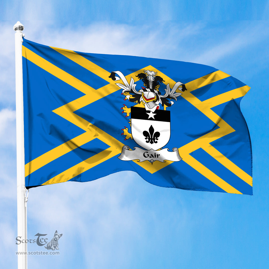 ScotsTee Shop Scottish Gaie Coat of Arms in Flag of East Lothian Scotland