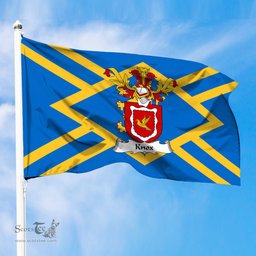 ScotsTee Shop Scottish Knox Coat of Arms in Flag of East Lothian Scotland