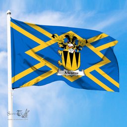ScotsTee Shop Scottish Mearns Coat of Arms in Flag of East Lothian Scotland