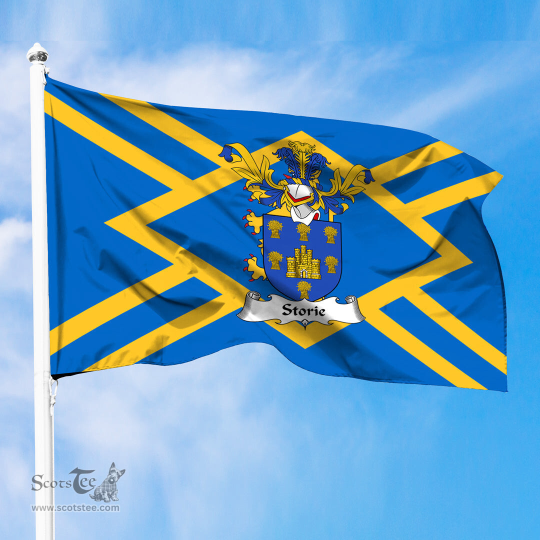 ScotsTee Shop Scottish Storie Coat of Arms in Flag of East Lothian Scotland