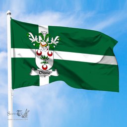 ScotsTee Shop Scottish Chane Coat of Arms in Isle of Barra Flag