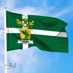 ScotsTee Shop Scottish Hastie Coat of Arms in Isle of Barra Flag