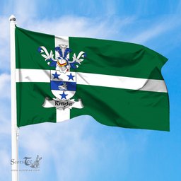 ScotsTee Shop Scottish Knight Coat of Arms in Isle of Barra Flag