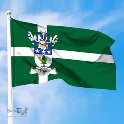 ScotsTee Shop Scottish Kyd Coat of Arms in Isle of Barra Flag