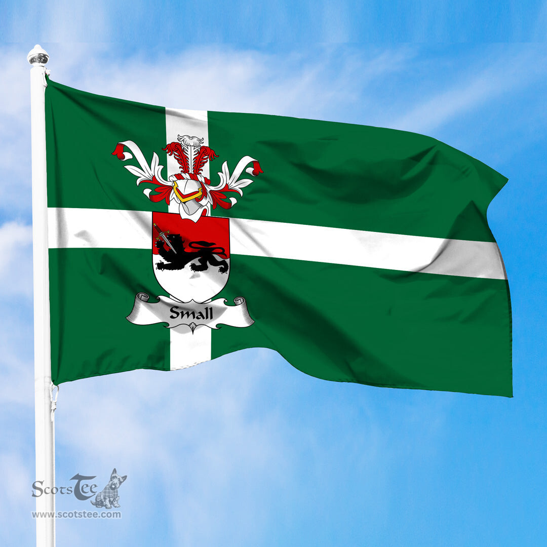 ScotsTee Shop Scottish Small Coat of Arms in Isle of Barra Flag