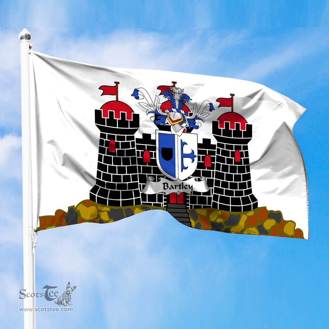 ScotsTee Shop Scottish Bartley Coat of Arms in Flag of Edinburgh Scotland