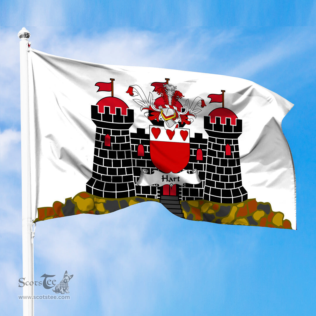 ScotsTee Shop Scottish Hart Coat of Arms in Flag of Edinburgh Scotland