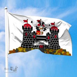 ScotsTee Shop Scottish Kibble Coat of Arms in Flag of Edinburgh Scotland