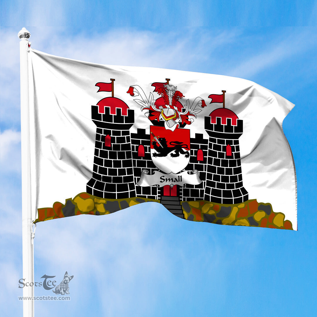 ScotsTee Shop Scottish Small Coat of Arms in Flag of Edinburgh Scotland