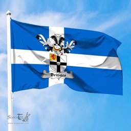 ScotsTee Shop Scottish Bridges Coat of Arms in Flag of Shetland Scotland