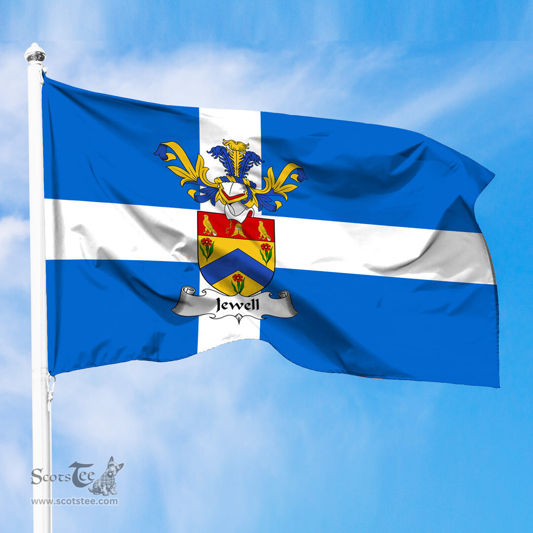 ScotsTee Shop Scottish Jewell Coat of Arms in Flag of Shetland Scotland