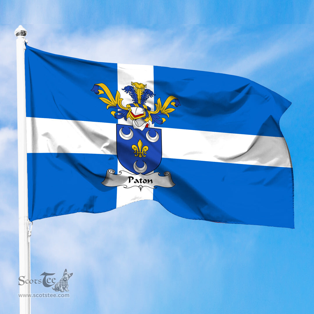 ScotsTee Shop Scottish Paton Coat of Arms in Flag of Shetland Scotland