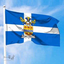 ScotsTee Shop Scottish Rowan Coat of Arms in Flag of Shetland Scotland