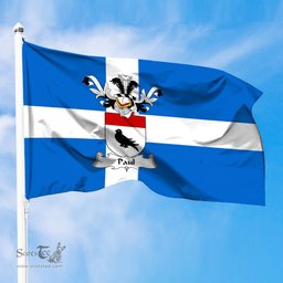 ScotsTee Shop Scottish Paul Coat of Arms in Flag of Shetland Scotland