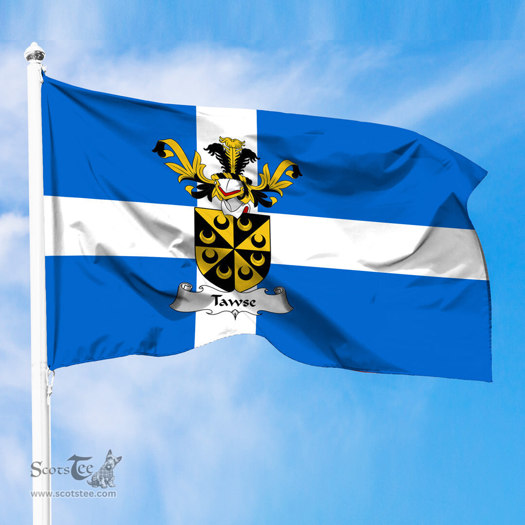 ScotsTee Shop Scottish Tawse Coat of Arms in Flag of Shetland Scotland