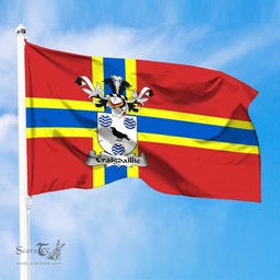 ScotsTee Shop Scottish Craigdaillie Coat of Arms in Flag of Orkney Scotland
