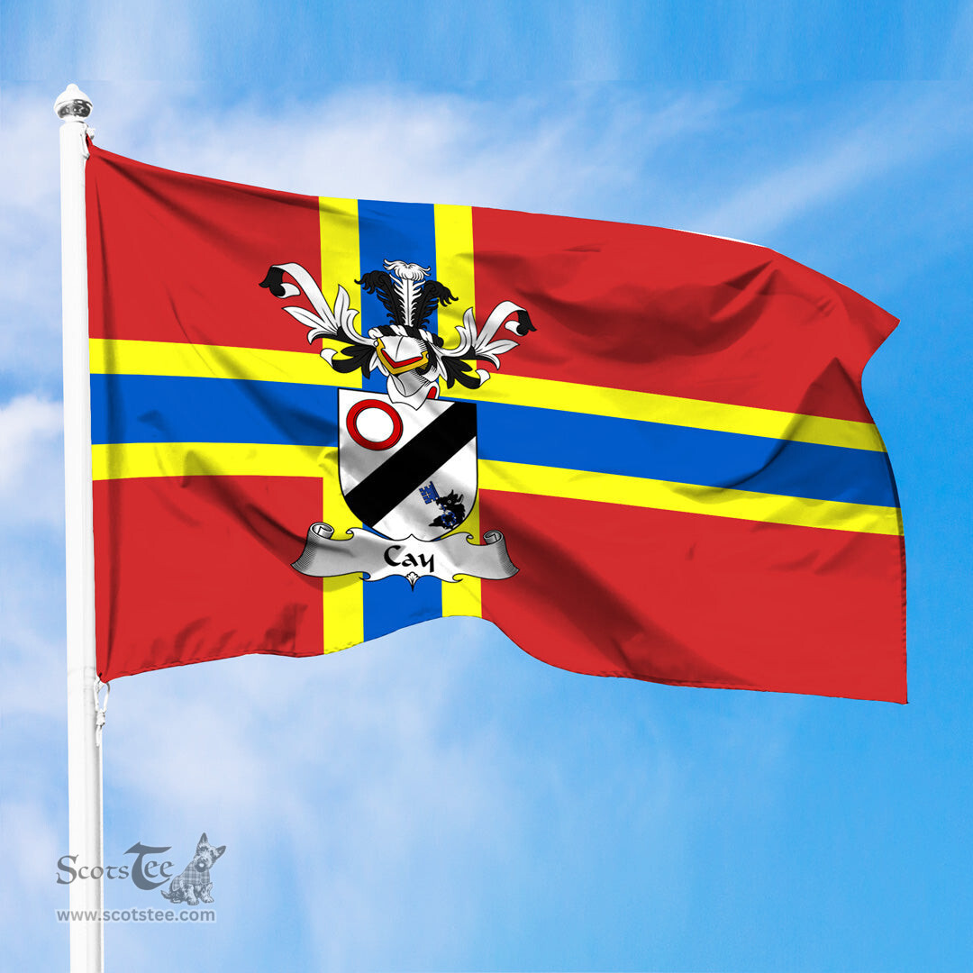 ScotsTee Shop Scottish Cay Coat of Arms in Flag of Orkney Scotland