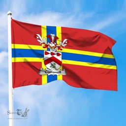 ScotsTee Shop Scottish Gammell Coat of Arms in Flag of Orkney Scotland