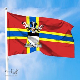 ScotsTee Shop Scottish Hair Coat of Arms in Flag of Orkney Scotland