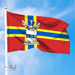 ScotsTee Shop Scottish Heriot Coat of Arms in Flag of Orkney Scotland