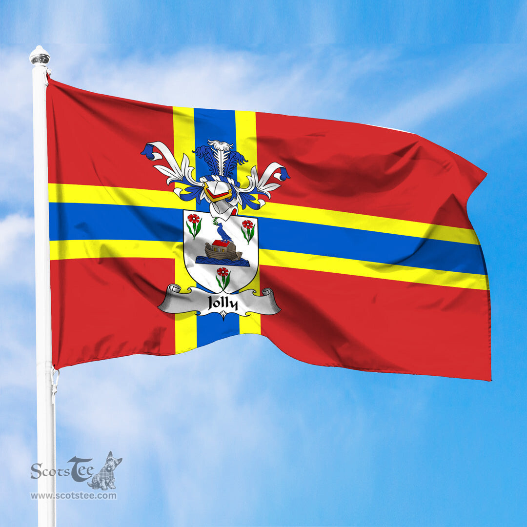 ScotsTee Shop Scottish Jolly Coat of Arms in Flag of Orkney Scotland