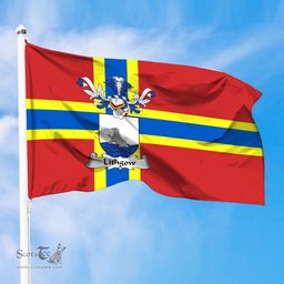 ScotsTee Shop Scottish Lithgow Coat of Arms in Flag of Orkney Scotland