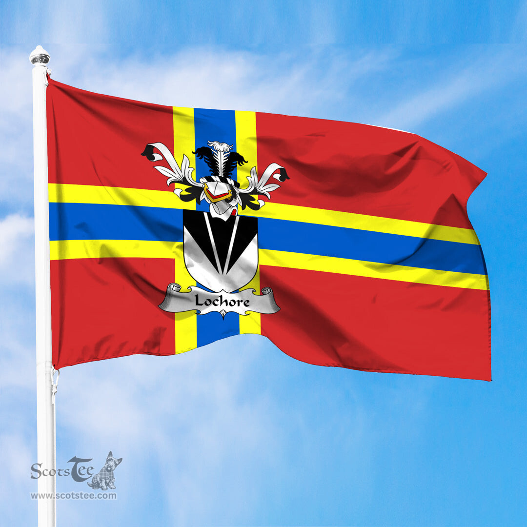ScotsTee Shop Scottish Lochore Coat of Arms in Flag of Orkney Scotland