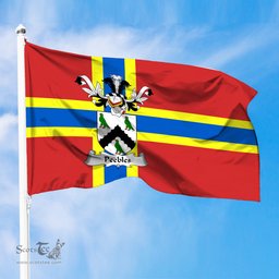 ScotsTee Shop Scottish Peebles Coat of Arms in Flag of Orkney Scotland