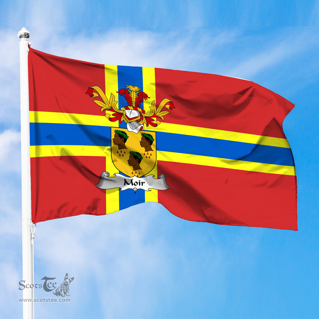 ScotsTee Shop Scottish Moir Coat of Arms in Flag of Orkney Scotland