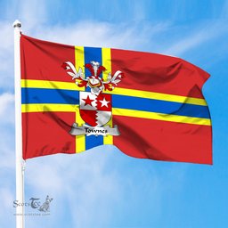 ScotsTee Shop Scottish Townes or Townis Coat of Arms in Flag of Orkney Scotland