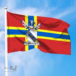 ScotsTee Shop Scottish Stirling Coat of Arms in Flag of Orkney Scotland