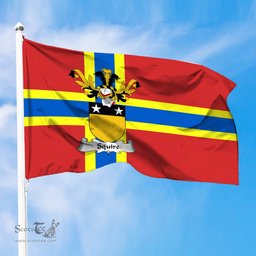 ScotsTee Shop Scottish Squire Coat of Arms in Flag of Orkney Scotland